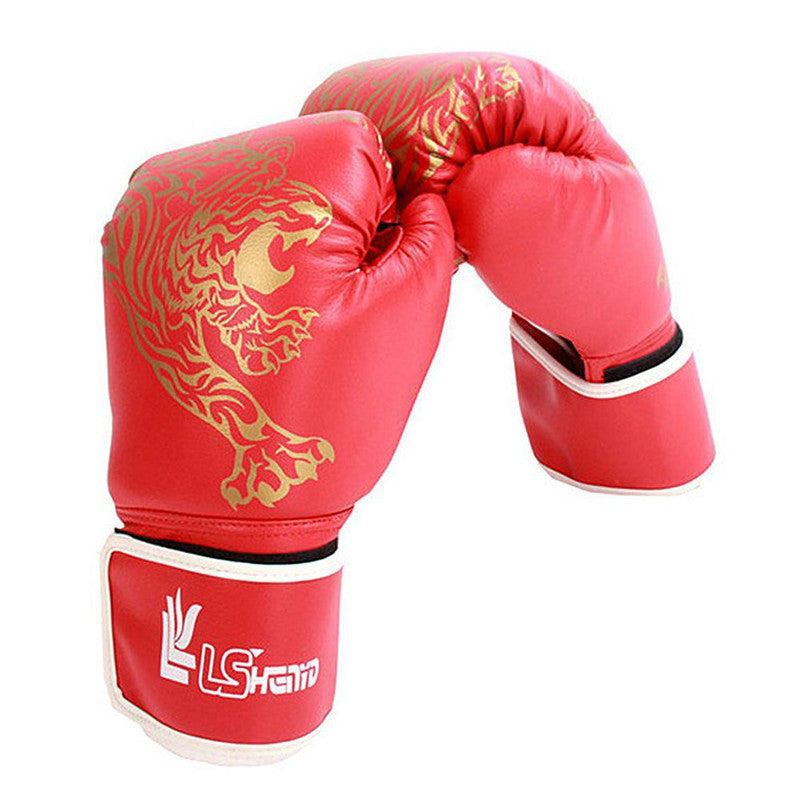 Flame Tiger Boxing Gloves Training
