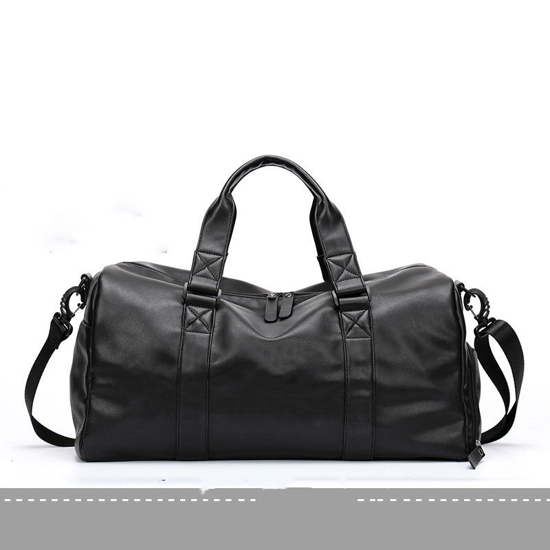 Large Capacity Sports Training Bag PU Waterproof Handbag Gym