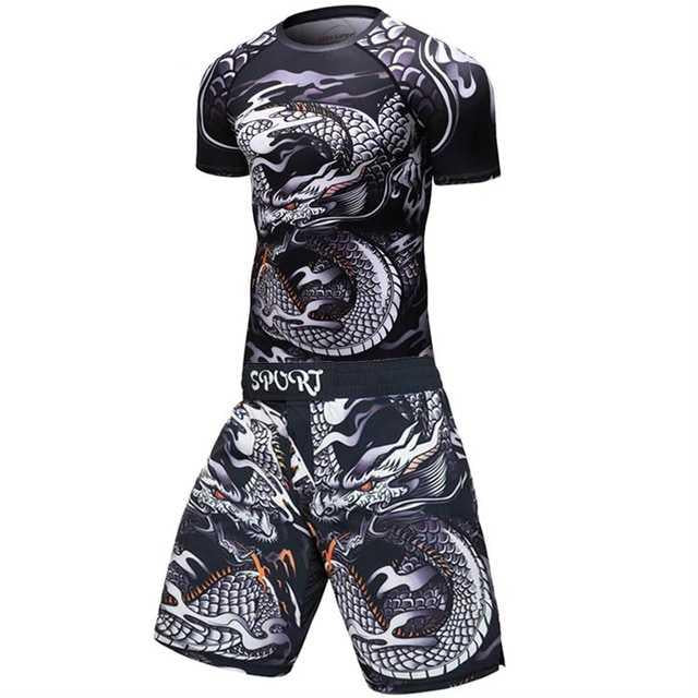 Male Sport Suit Men Running Clothes Wear Yoga Set