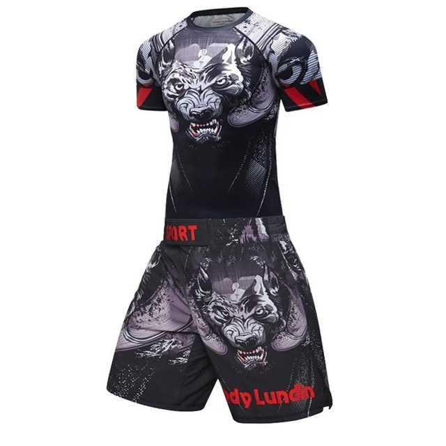 Male Sport Suit Men Running Clothes Wear Yoga Set
