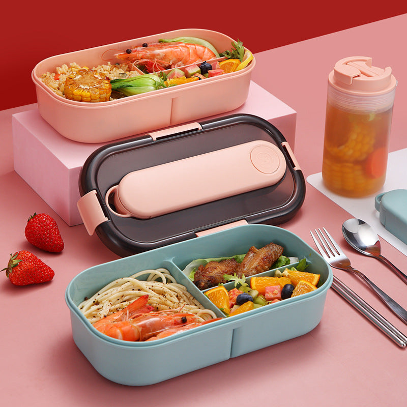 Cutlery Lunch Box Set Can Be Microwave Heated