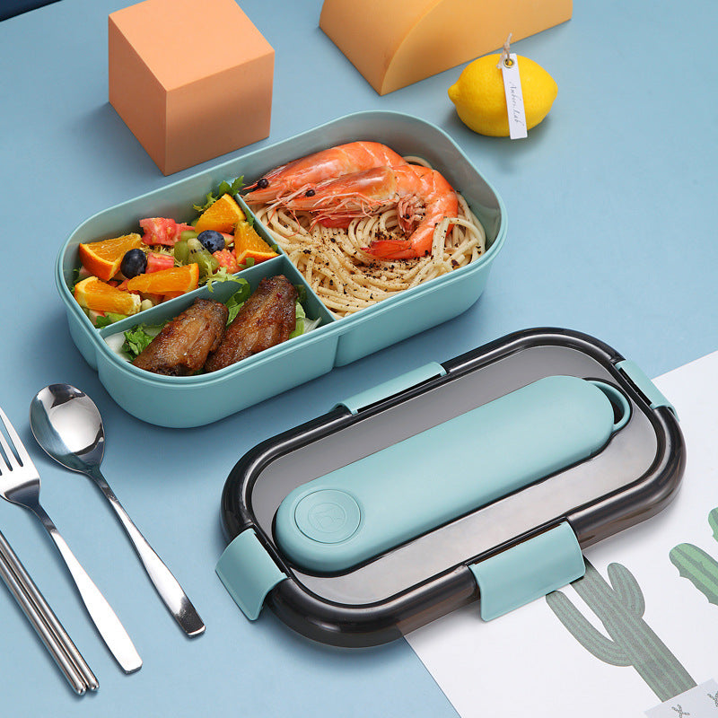 Cutlery Lunch Box Set Can Be Microwave Heated