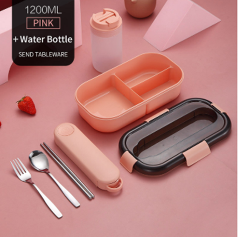 Cutlery Lunch Box Set Can Be Microwave Heated