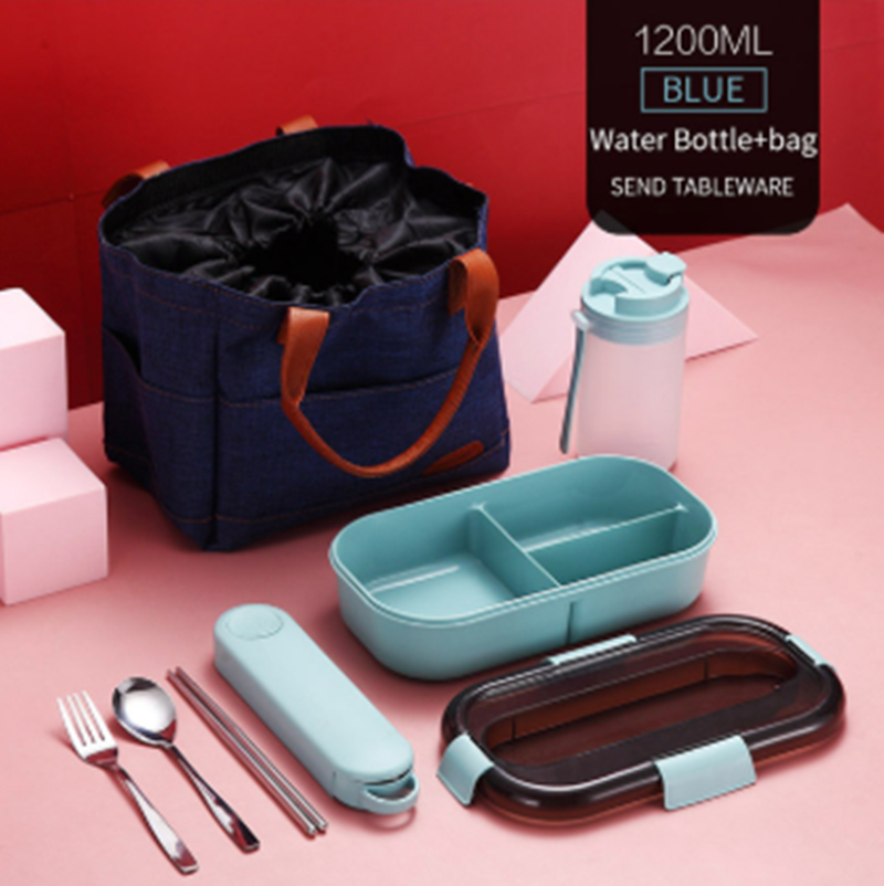 Cutlery Lunch Box Set Can Be Microwave Heated