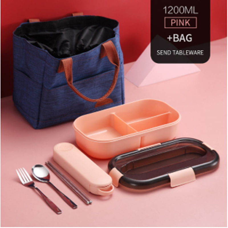 Cutlery Lunch Box Set Can Be Microwave Heated