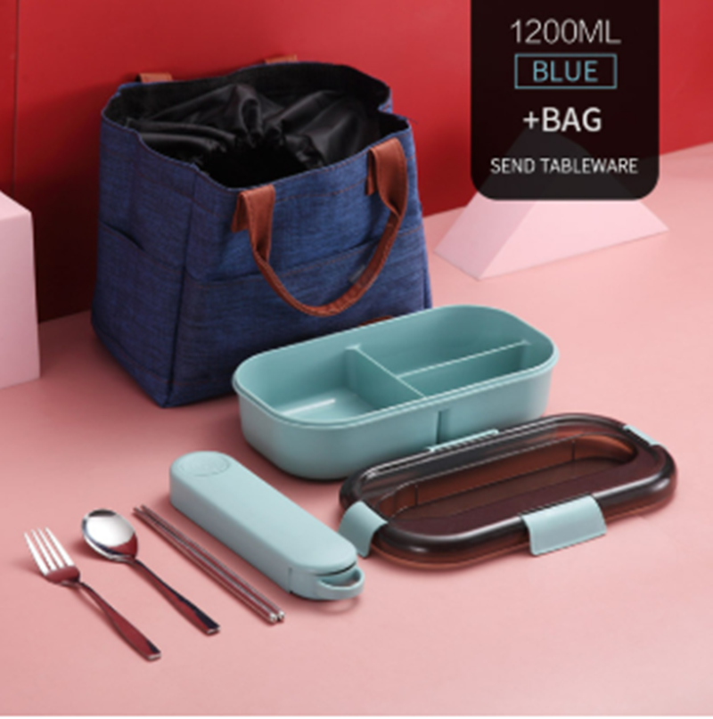 Cutlery Lunch Box Set Can Be Microwave Heated