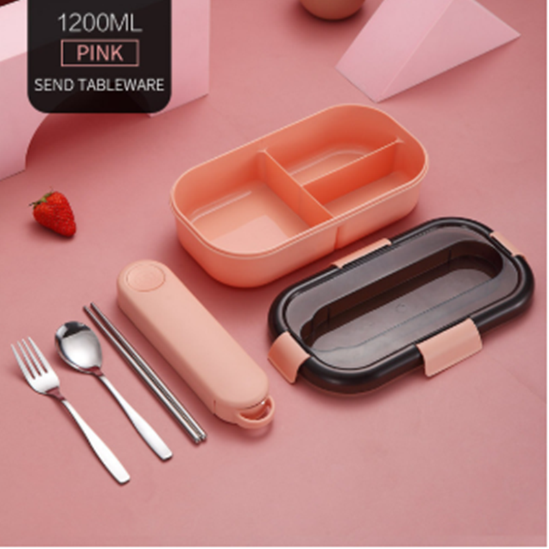 Cutlery Lunch Box Set Can Be Microwave Heated