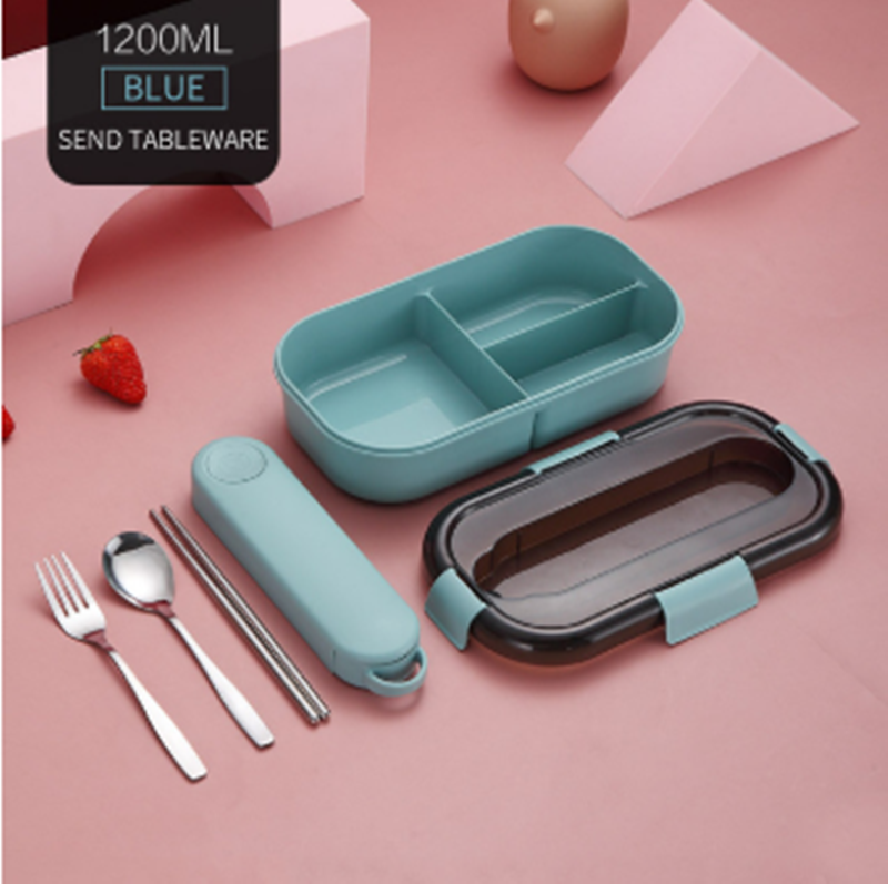 Cutlery Lunch Box Set Can Be Microwave Heated
