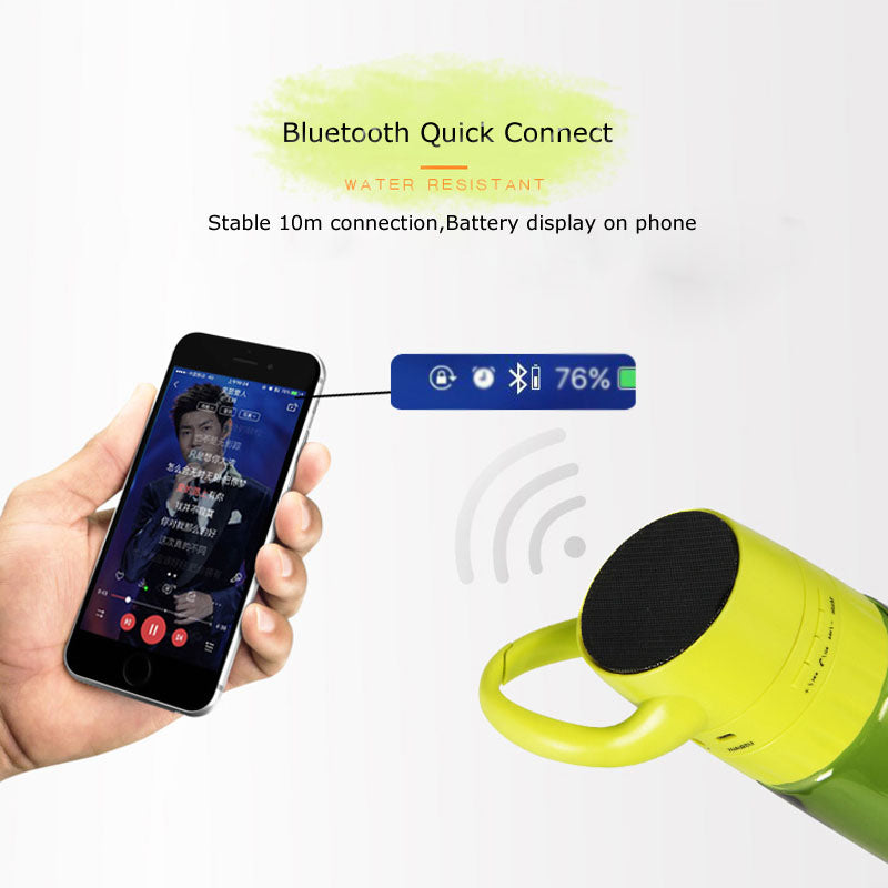 Cycling Sports Bottle Bluetooth Audio Water