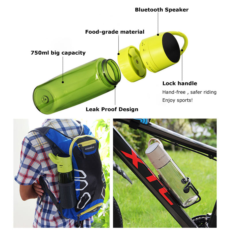 Cycling Sports Bottle Bluetooth Audio Water