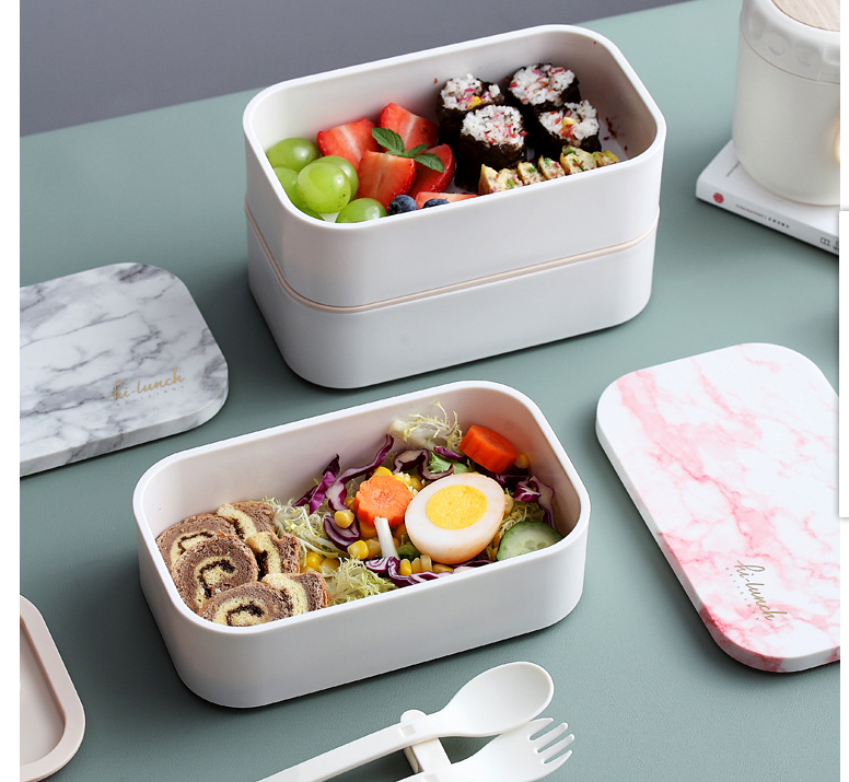 Double Bento Box Japanese Lunch