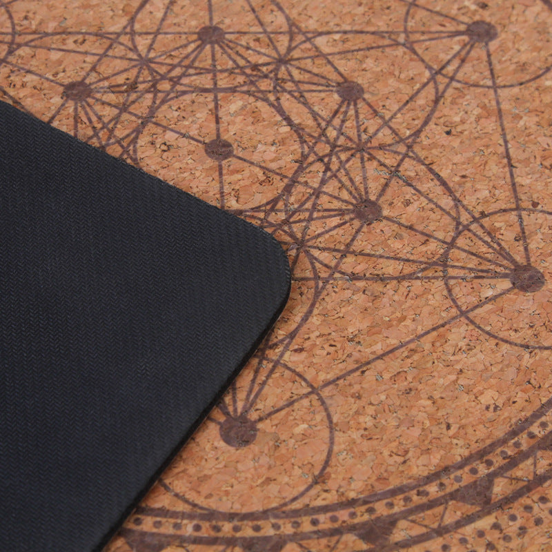 Natural Rubber Yoga Mat Cork