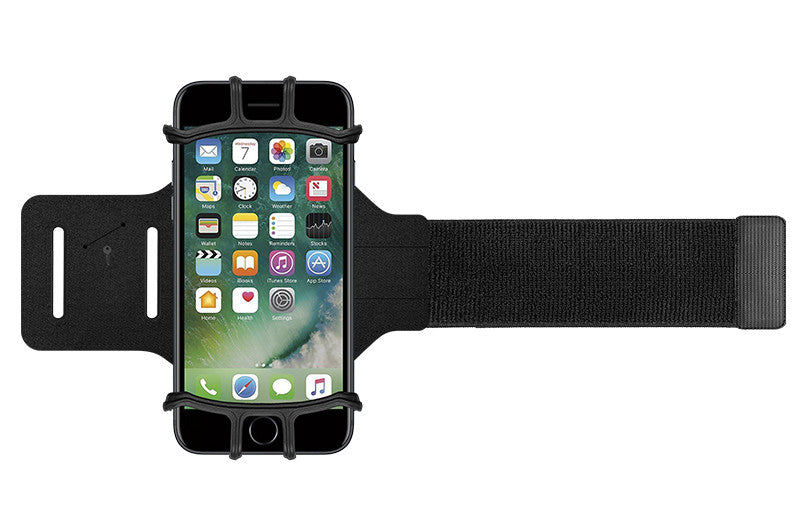 180 Degrees Adjustable Silicone Phone Holder Case Outdoor Sports Arm Band Strap