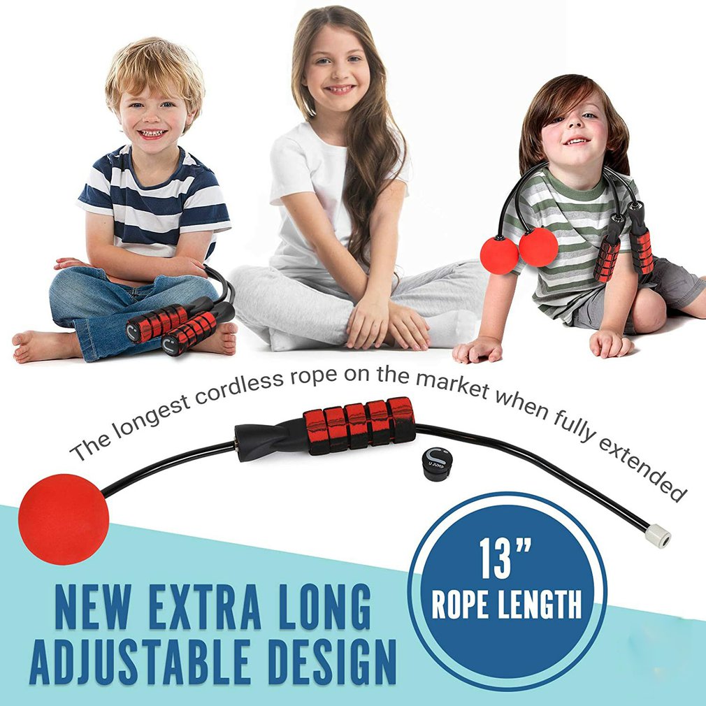 Creative Ropeless Adjustable Jump Rope Weighted Cordless Skipping