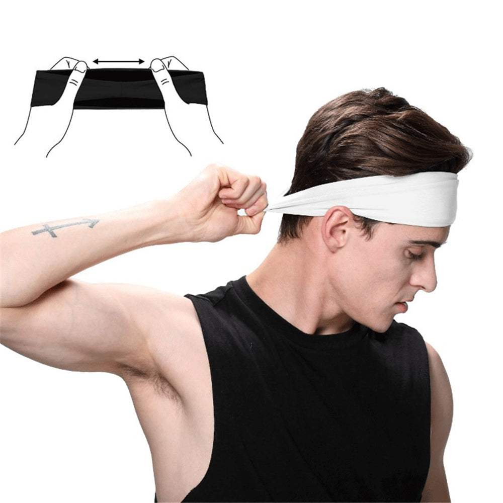 Fashion Sports Headband Blue Ball Running