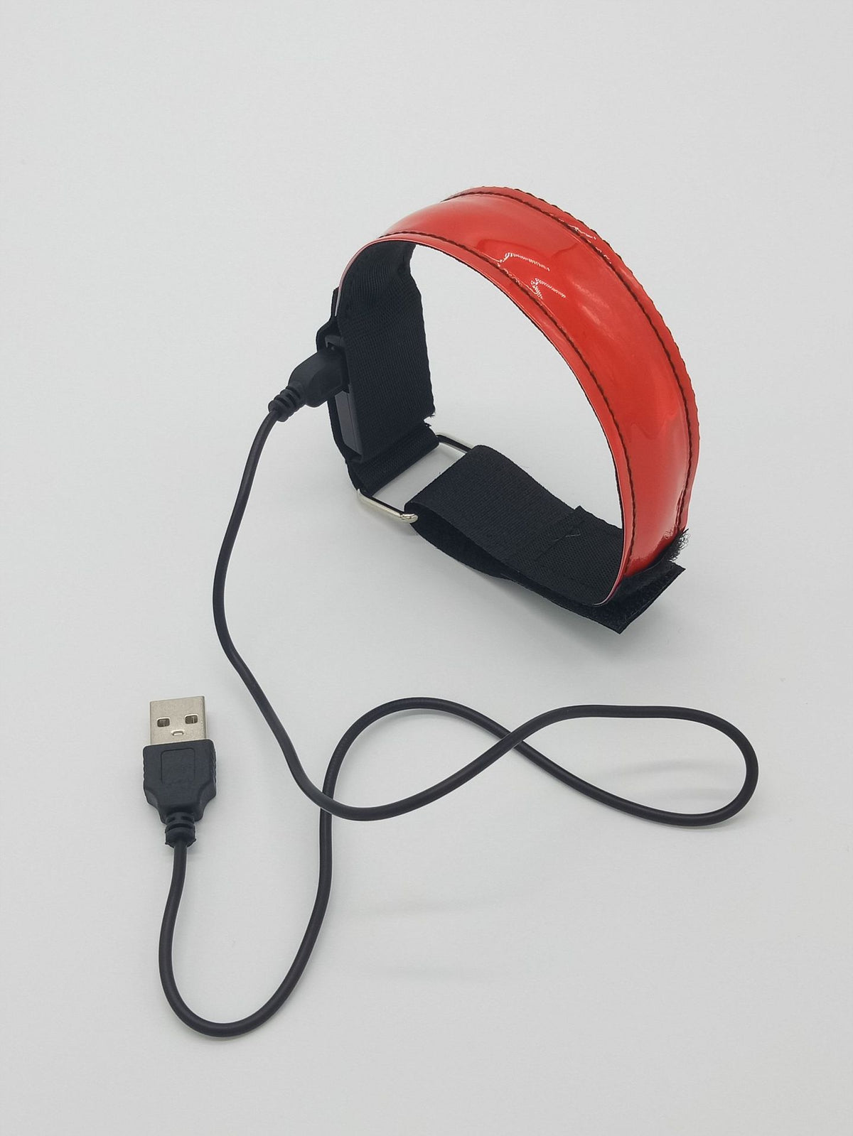 USB Charging LED Luminous Night Running Armband Bracelet Reflective Safety Belt