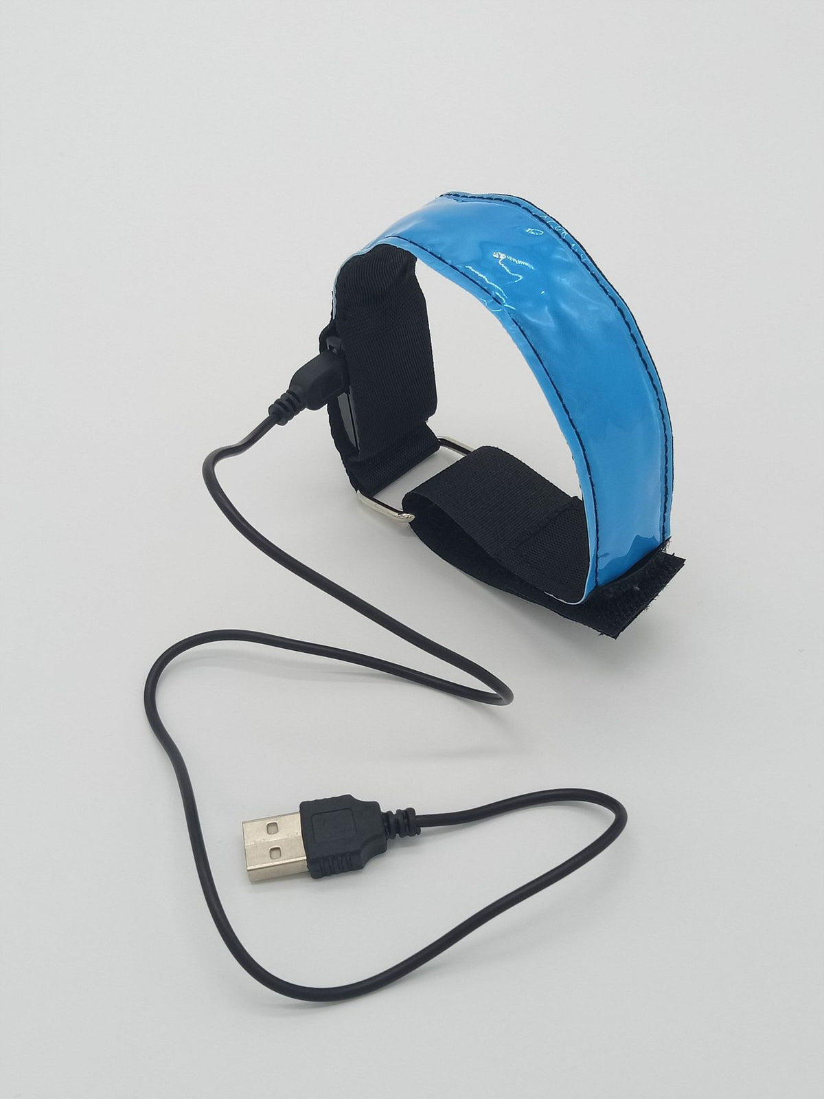 USB Charging LED Luminous Night Running Armband Bracelet Reflective Safety Belt