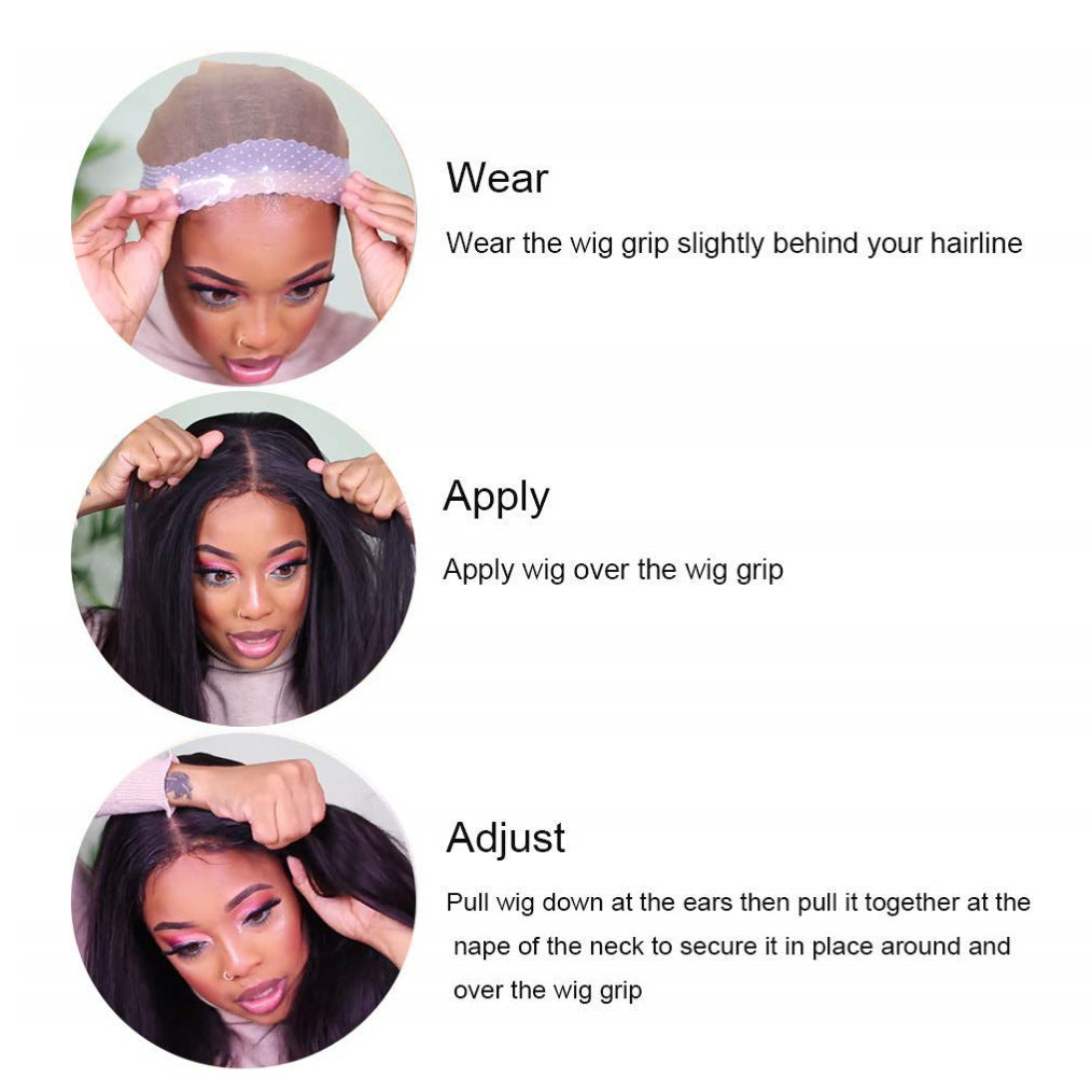 Non-slip Antiperspirant Silicone Sports Headband