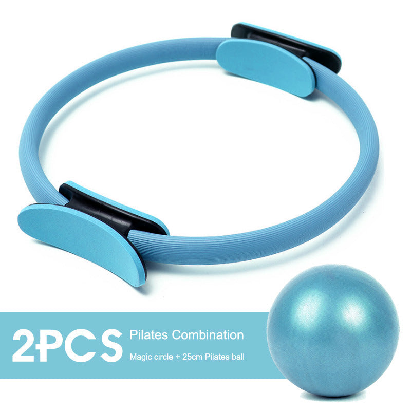 5PCS Yoga Ball Magic Ring Pilates Circle Exercise Equipment Workout Fitness