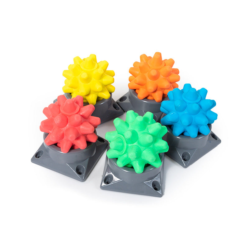 Hedgehog Massage Balls Muscle Relaxation With Trigger Point Portable Base
