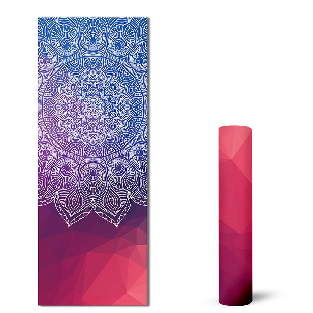 Suede TPE Yoga Mat Eco Friendly Non Slipworkout For Pilates Home Fitness