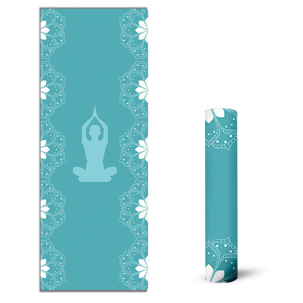 Suede TPE Yoga Mat Eco Friendly Non Slipworkout For Pilates Home Fitness