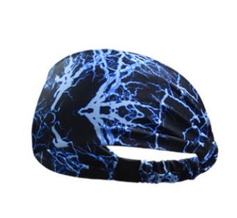 Fitness Sports Headband Yoga Elastic Printed Bouquet
