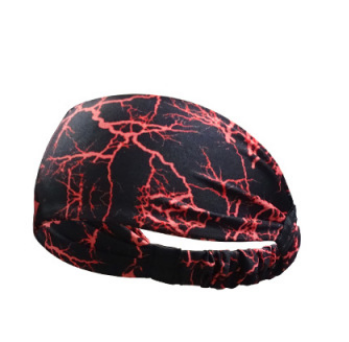 Fitness Sports Headband Yoga Elastic Printed Bouquet