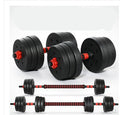 Home Training Arm Muscle Rubber Coating Dumbbell Barbell Fitness Equipment