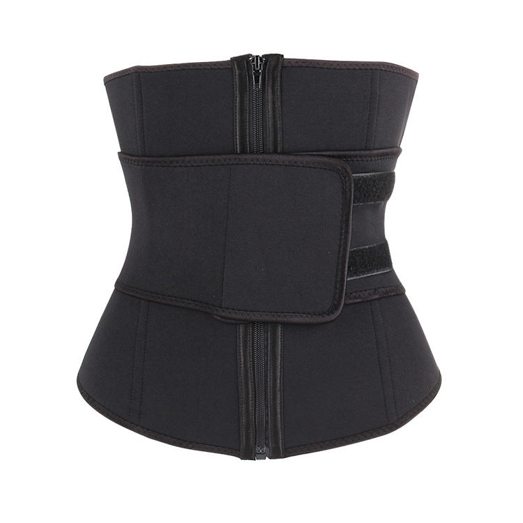 Neoprene Sweat Burst Corset Shapers Zipper Velcro Belt Waist