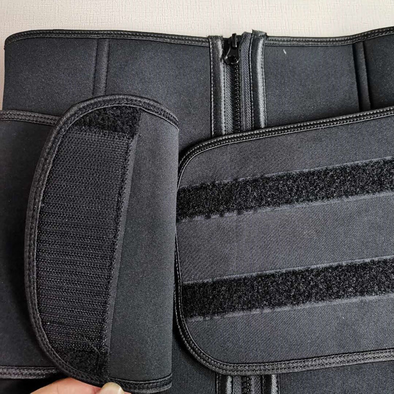 Neoprene Sweat Burst Corset Shapers Zipper Velcro Belt Waist
