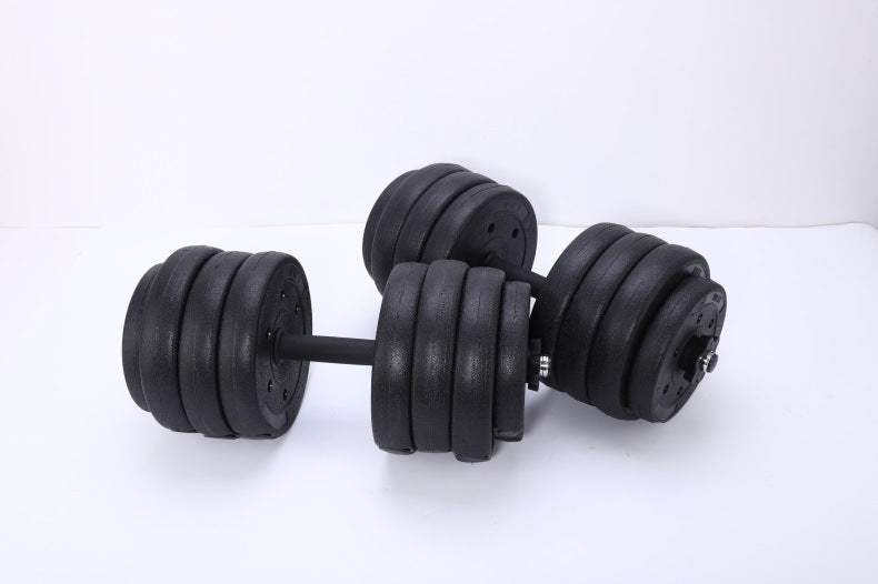Round Head Dumbbell Multi-specification Safety Men's Barbell Rubber Coated