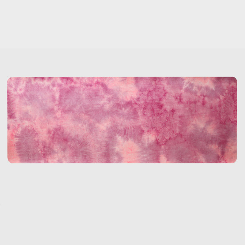 Tie-dyed Natural Rubber Yoga Mat Suede Sublimation Transfer