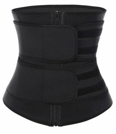 Double Waist Belt Trainer Steel Bone Corset Neoprene