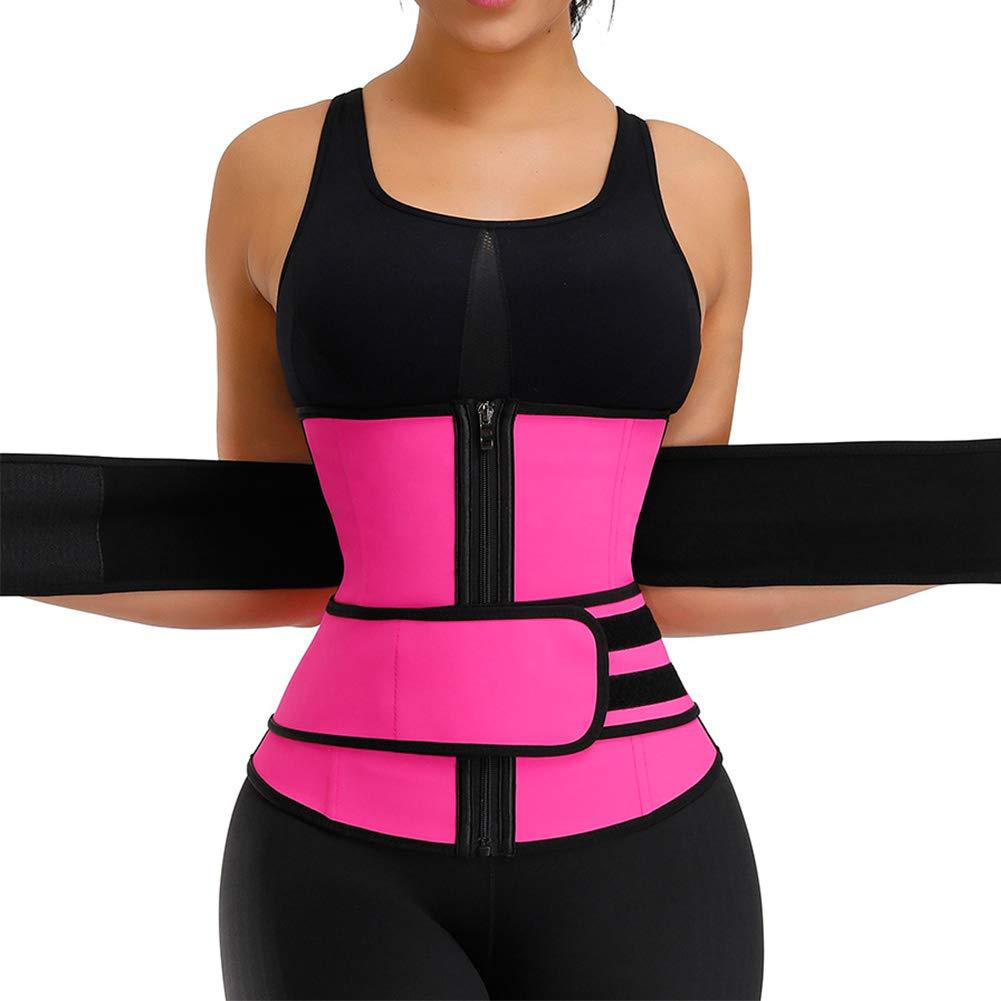 Double Waist Belt Trainer Steel Bone Corset Neoprene