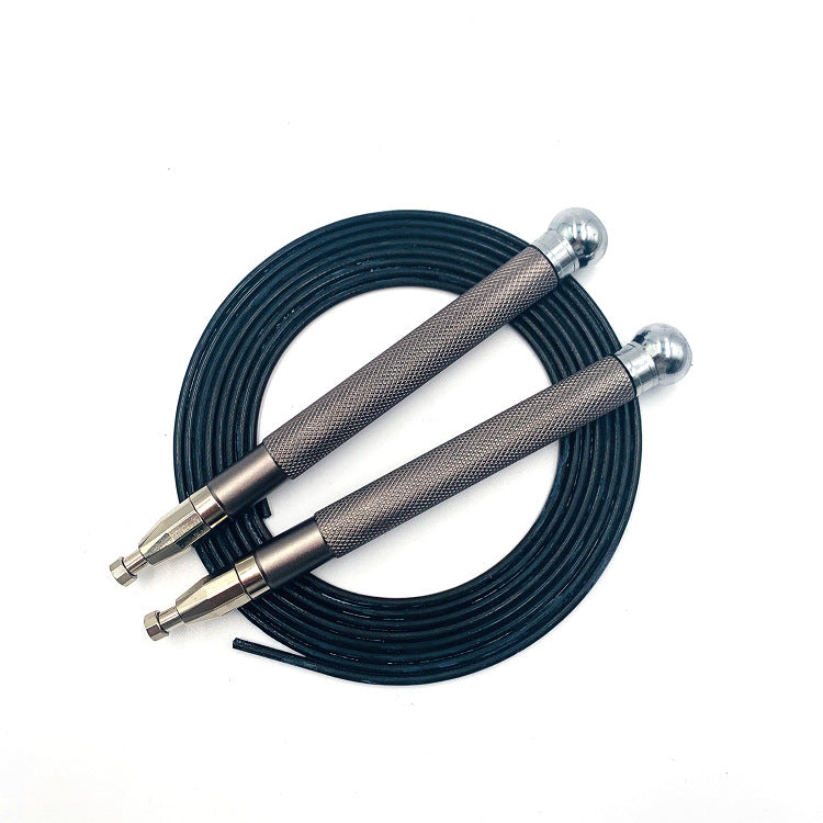 Aluminum Handle Steel Wire Skipping Weight Self-locking Double-bearing Rope