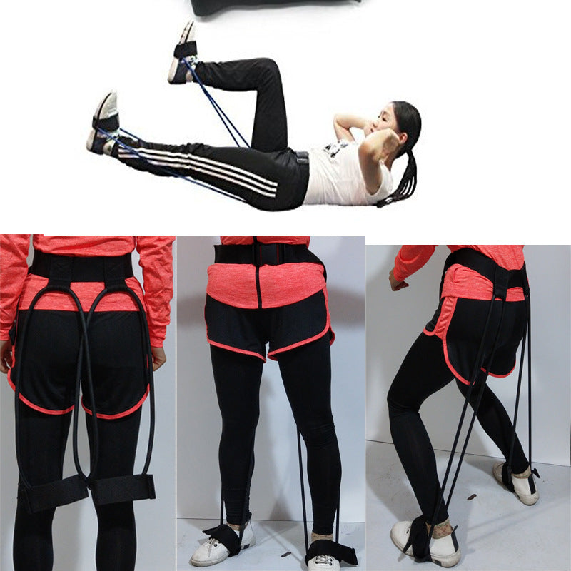 Latex Material Yoga Fitness Belt Foot Pedal Tension Rope Home Exercise