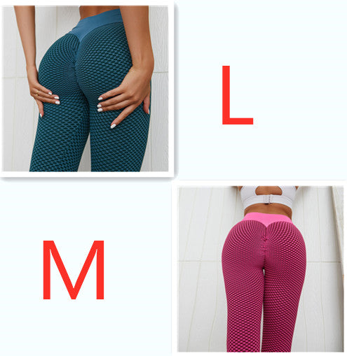Plaid Leggings Fitness Yoga Pants Women's Seamless High Waist Breathable Gym