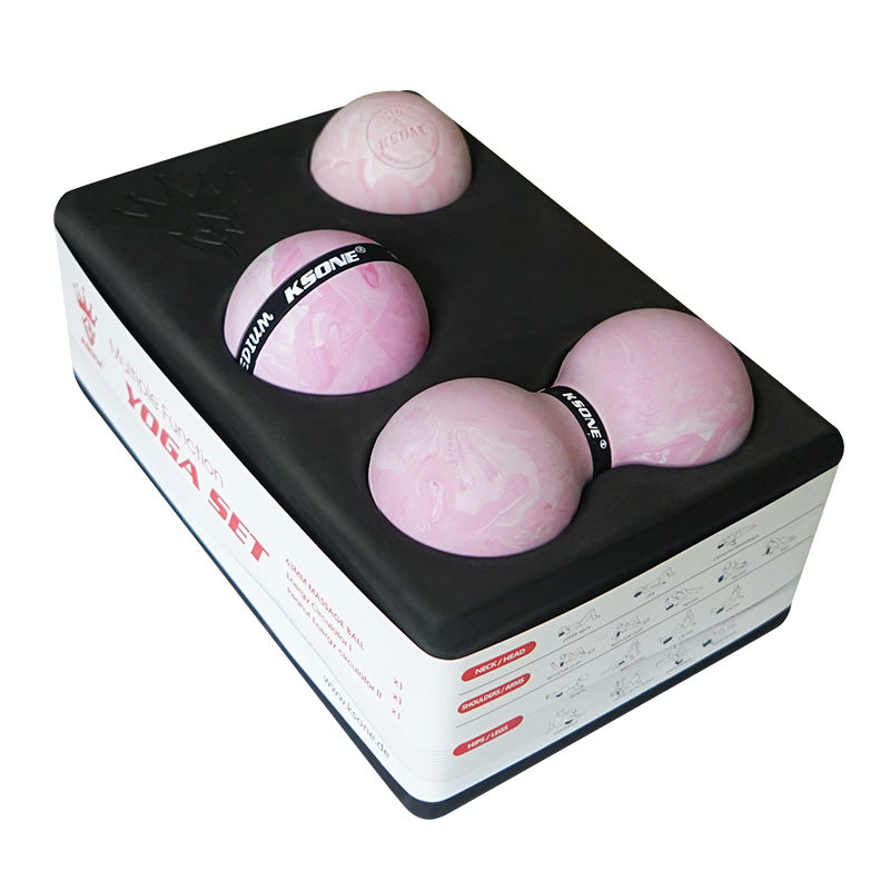 Fascia Ball Eva Set Deep Muscle Relaxation Shoulder Cervical Back Massage