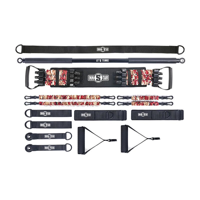 High Quality Latex Resistance Bands Set With Workout Bar Bench Adjustable Home