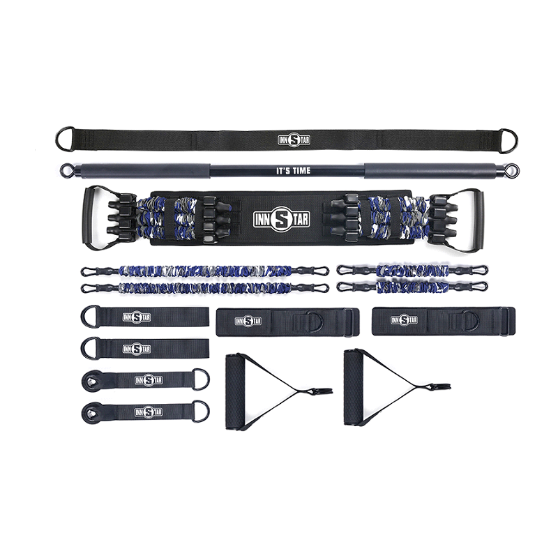 High Quality Latex Resistance Bands Set With Workout Bar Bench Adjustable Home