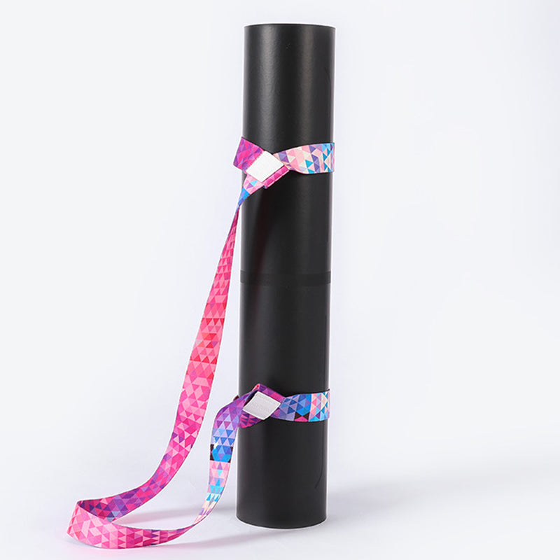 Pure Cotton Yoga Mat Strap Elastic Band Colorful Binding Storage Rope Bag