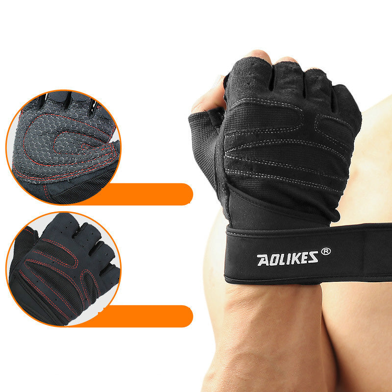 Fitness Gloves Men And Women Exercise Equipment Dumbbell Weightlifting