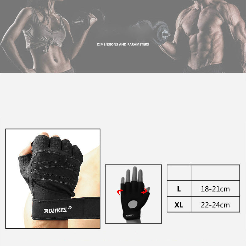 Fitness Gloves Men And Women Exercise Equipment Dumbbell Weightlifting