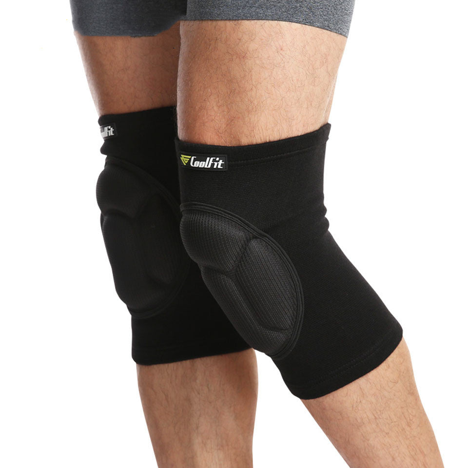 1 Pair Thickened Football Volleyball Sports Knee Pads Brace