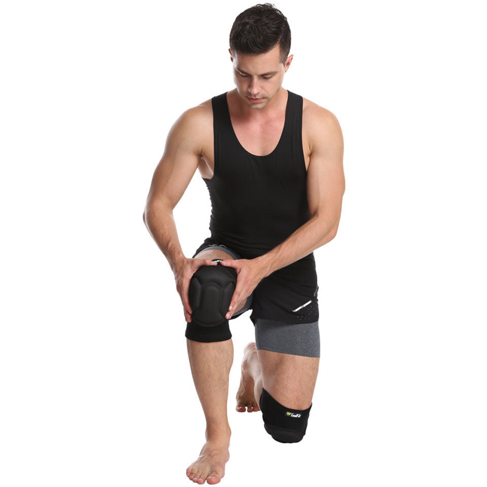 1 Pair Thickened Football Volleyball Sports Knee Pads Brace