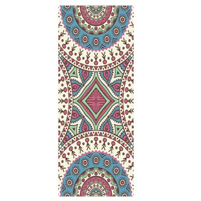 Printed Yoga Mat Drape Sweat-absorbent Fitness Towel