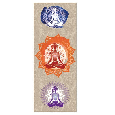 Printed Yoga Mat Drape Sweat-absorbent Fitness Towel