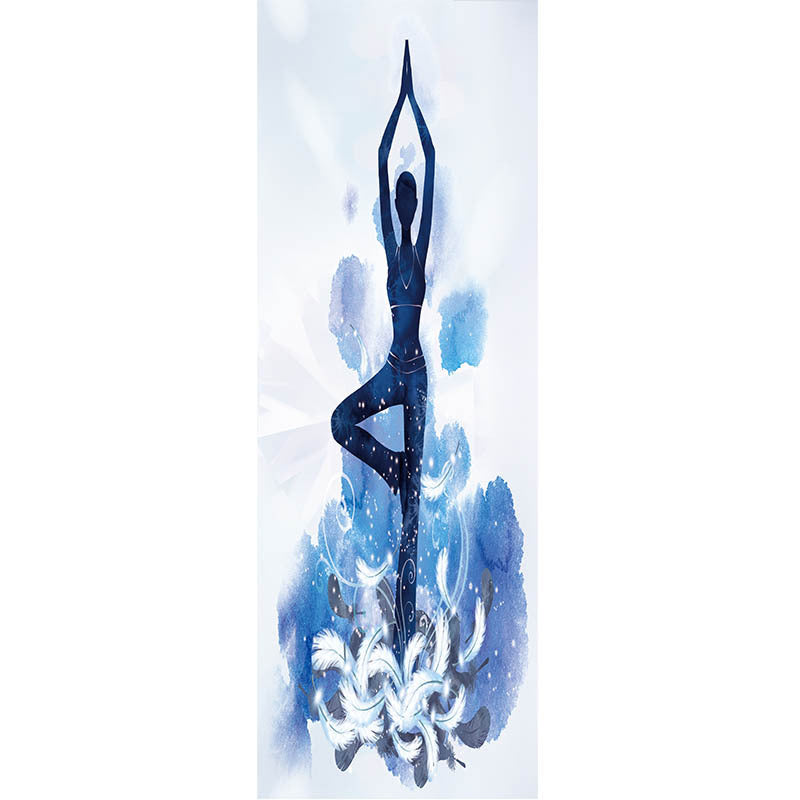 Printed Yoga Mat Drape Sweat-absorbent Fitness Towel