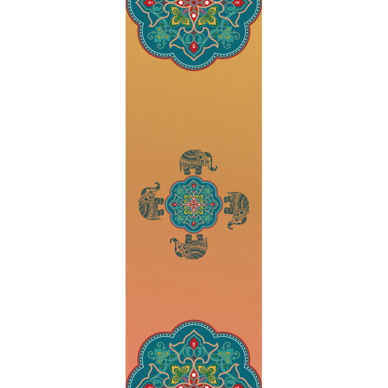 Printed Yoga Mat Drape Sweat-absorbent Fitness Towel